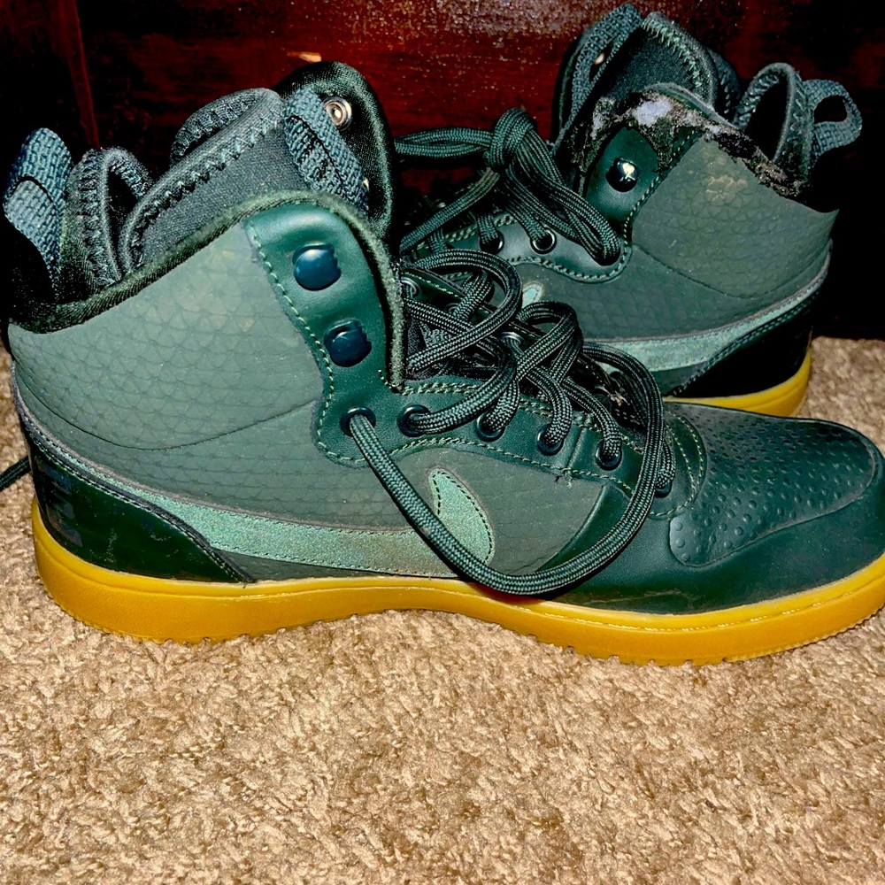 Nike Olive Green Air Force Ones